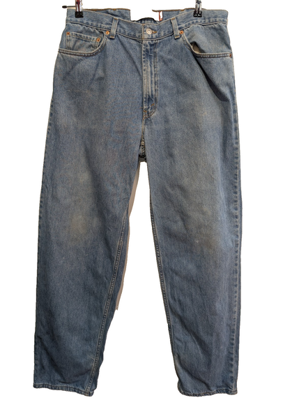 Jean Levi's 560 Comfort Fit Vintage Homme W38 L36 Bleu Denim Ample Long
