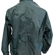 K-WAY Plus Veste Imperméable S Vert Foncé Coupe-Vent Capuche dans Col | 319BSR