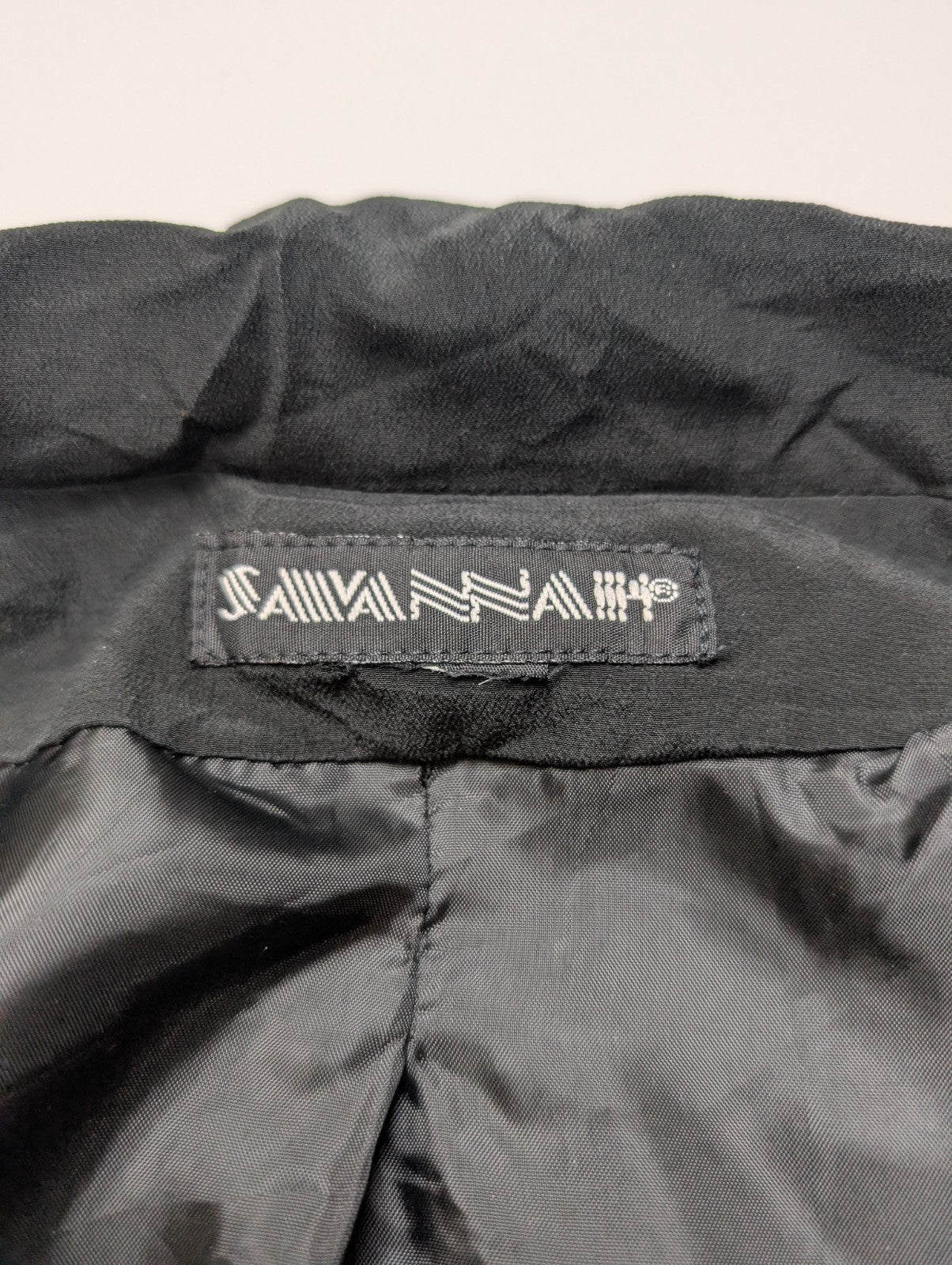 Veste Blazer Savannah Femme Noir Fin et Léger Taille L