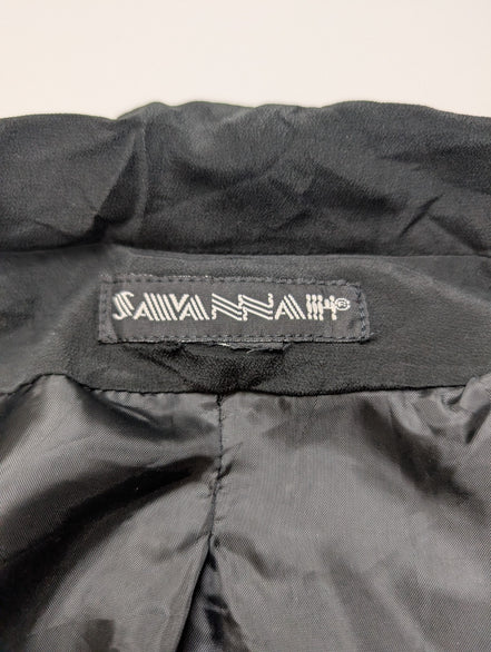Veste Blazer Savannah Femme Noir Fin et Léger Taille L