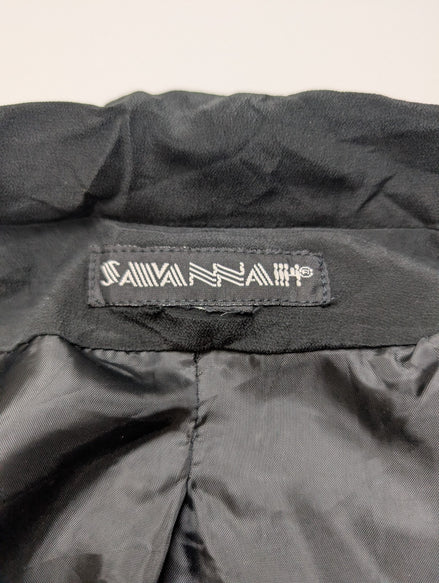Veste Blazer Savannah Femme Noir Fin et Léger Taille L