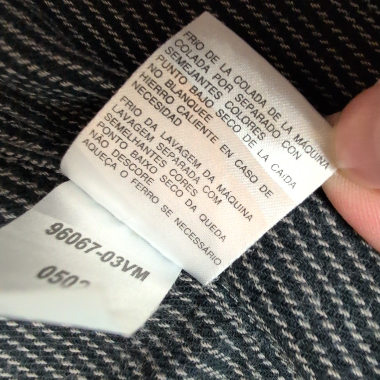 Surchemise Harley Davidson XL gris coton épais doublée boutons pression