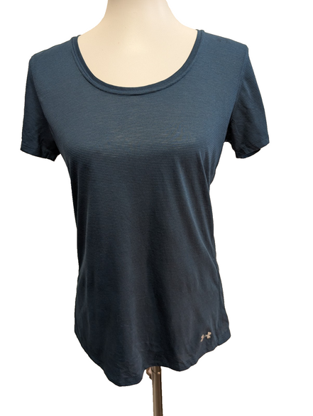 T-shirt de Sport Under Armour Run Femme Vert Foncé Taille S