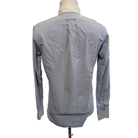 Chemise Ralph Lauren Mercer S Bleu Écusson Chasse Polo 1967 Broderie N°3
