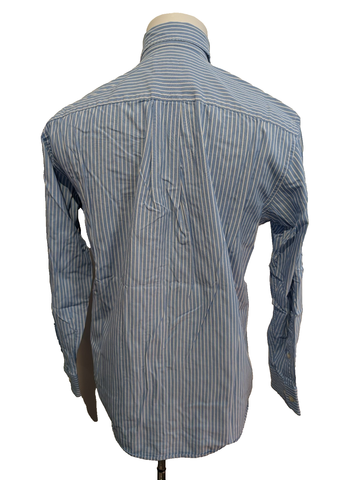 Chemise Nautica à Rayures Bleues & Blanches - Taille M