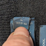 Pull Polo Ralph Lauren Noir Logo Violet - 100% Laine d'Agneau - T. XL (ajusté)