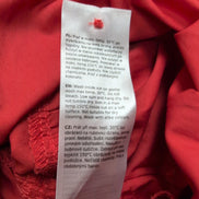 Robe TATUUM Lanola T38 Rouge Pâle Coton Manches Longues Neuve Étiquette