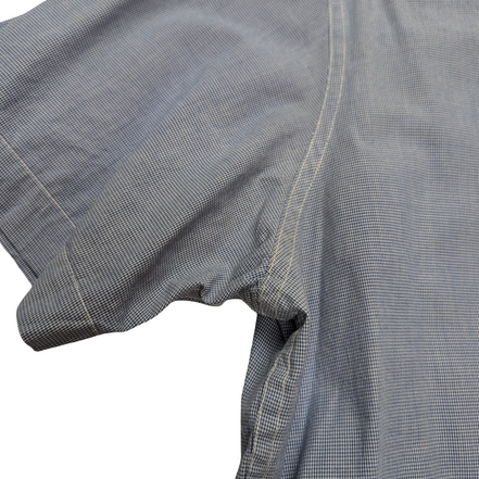 Chemise CHAPS bleue unie 1 poche manches courtes taille L homme