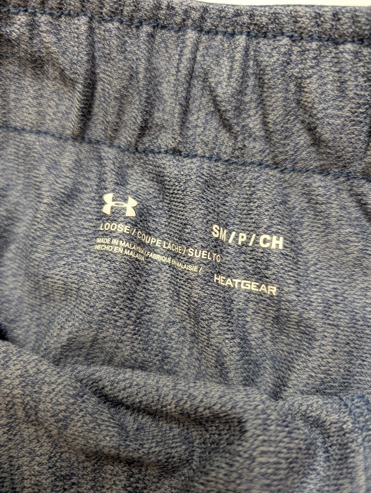 Short Under Armour HeatGear Bleu & Gris - Femme Taille S