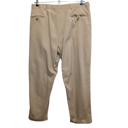 Pantalon de costume beige Tommy Hilfiger pour bretelles taille W38xL39 FR48