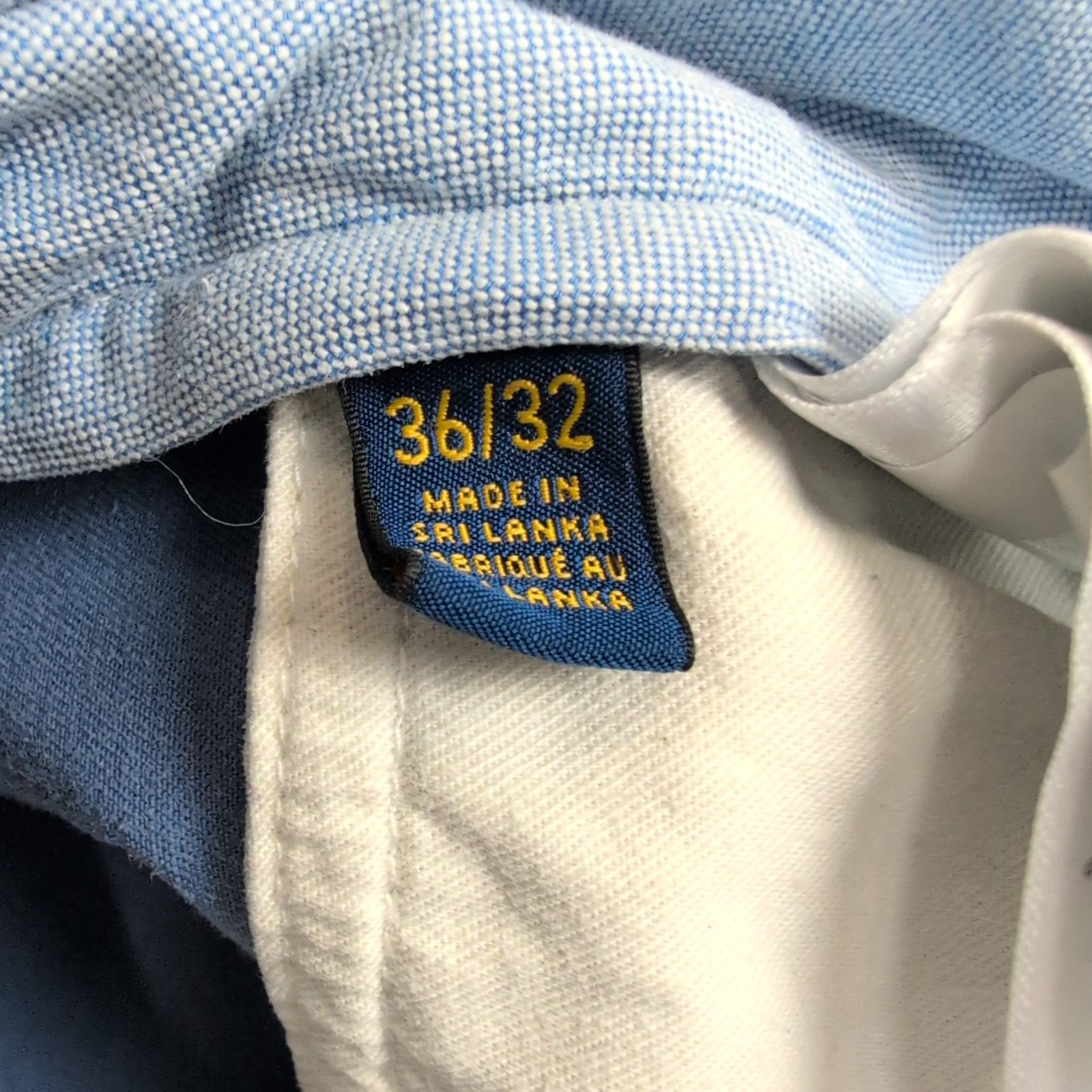 Pantalon chino Polo Ralph Lauren bleu taille W36xL32 FR36 #37cr