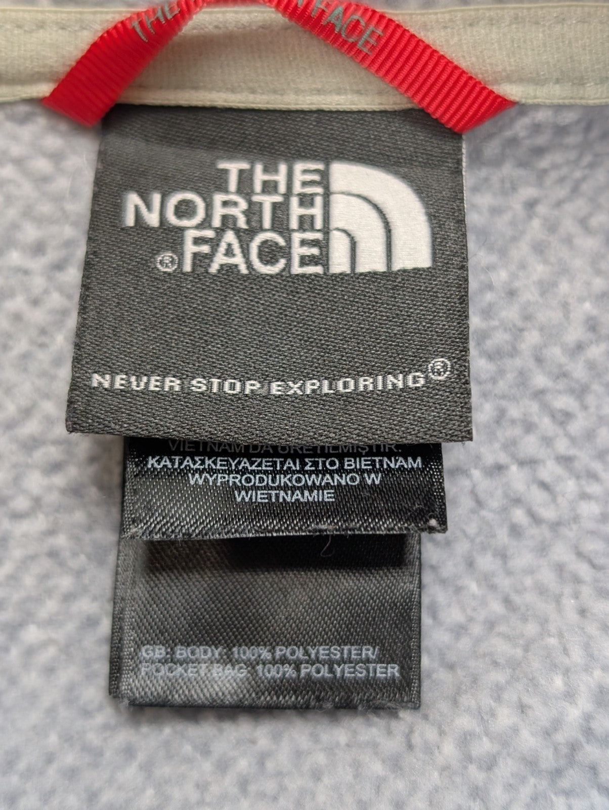 Veste Polaire The North Face Nid d'abeille Gris Clair - Taille XL/XXL
