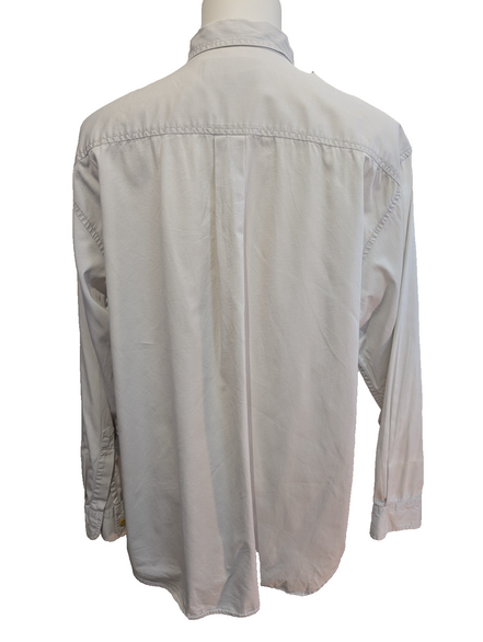 CHEMISE LEVI'S Coton Blanc Cassé Crème L/G Homme Vintage Poche