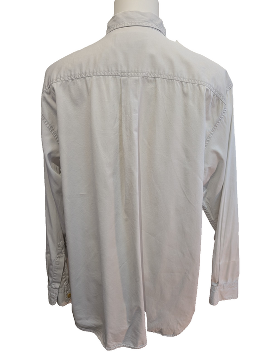 CHEMISE LEVI'S Coton Blanc Cassé Crème L/G Homme Vintage Poche