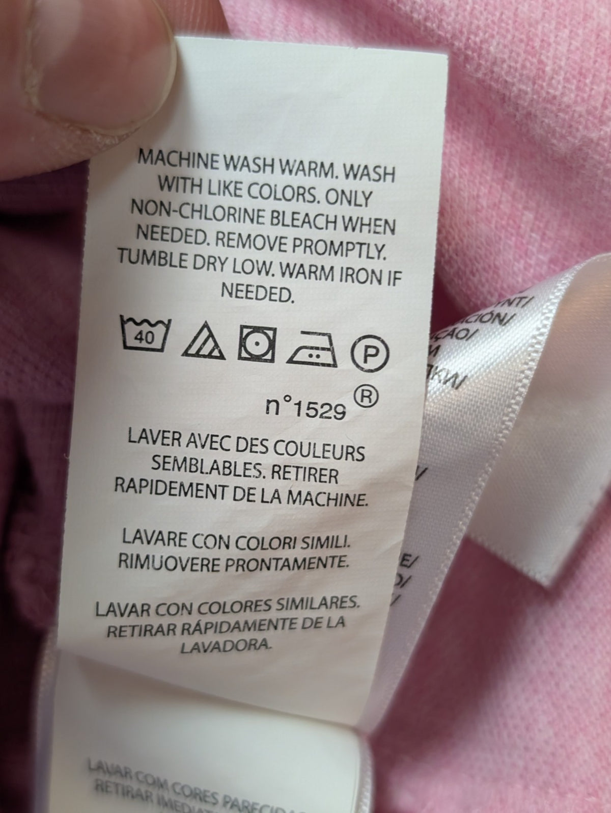 Polo manches courtes Polo Ralph Lauren Big Pony rose XXL Custom Slim Fit