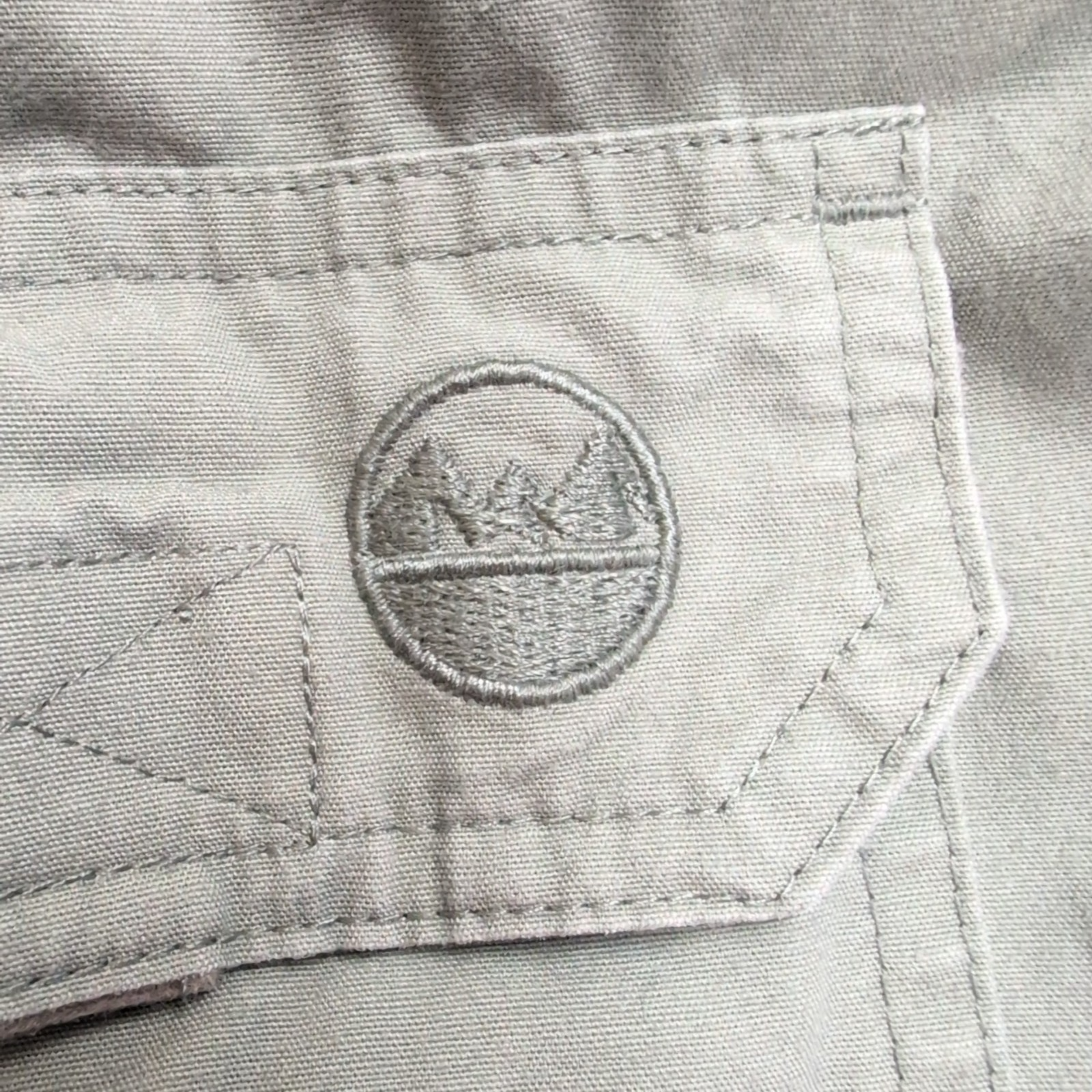 Chemise Wrangler kaki 2 poches logo brodé taille L manches longues homme