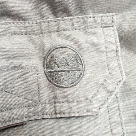 Chemise Wrangler kaki 2 poches logo brodé taille L manches longues homme