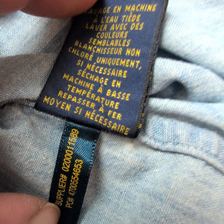 Chemise Polo Ralph Lauren XLTG Junior Effet Jean Logo Premium
