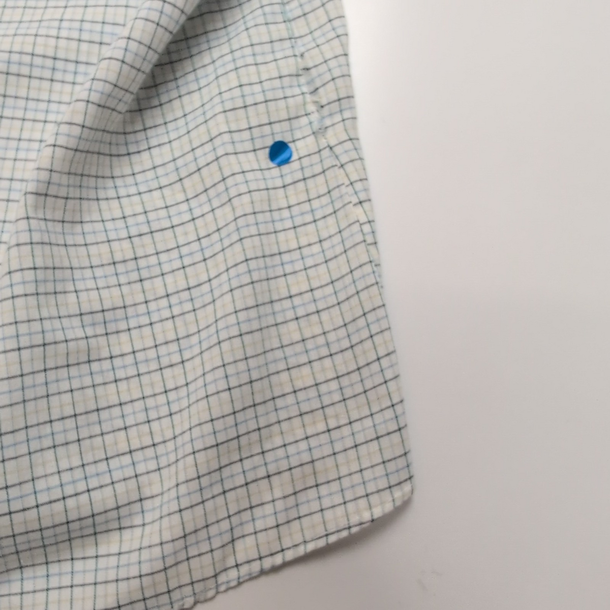 Chemise Big Smith Western M/L Bleu Carreaux Boutons Pression Vintage Mch longues