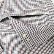Chemise L.L. Bean rouge à petits carreaux taille XXL #82e