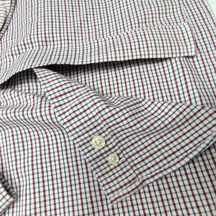Chemise L.L. Bean rouge à petits carreaux taille XXL #82e