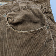 Pantalon Velours Côtelé Polo Ralph Lauren W38 L28 Beige Homme Vintage Jean