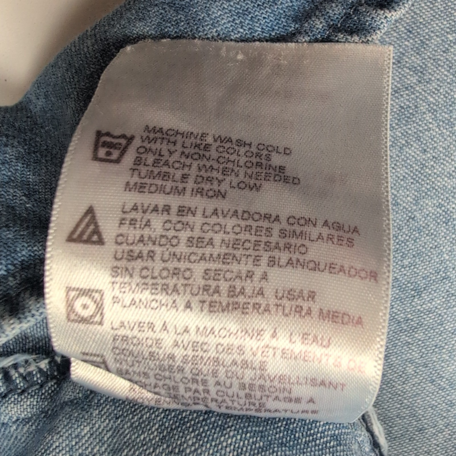 Chemise Dickies Jean Bleu PostNet Brodée L 100% Coton Workwear
