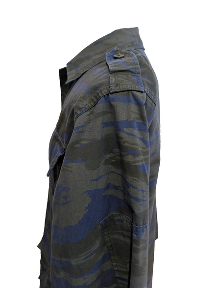 Veste Militaire Armée Grecque Marine Camouflage Bleu Noir RIPSTOP S