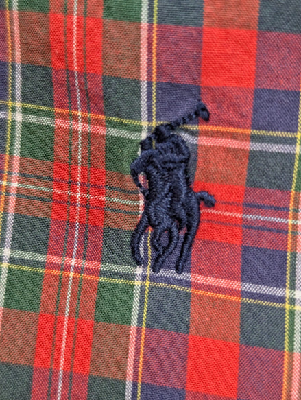 Chemise RALPH LAUREN - Carreaux Multicolores - Manches Longues - Taille XS (L 16