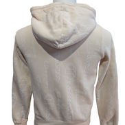 Sweat à Capuche Champion Multi-logo Noir - Coton Épais - Taille S