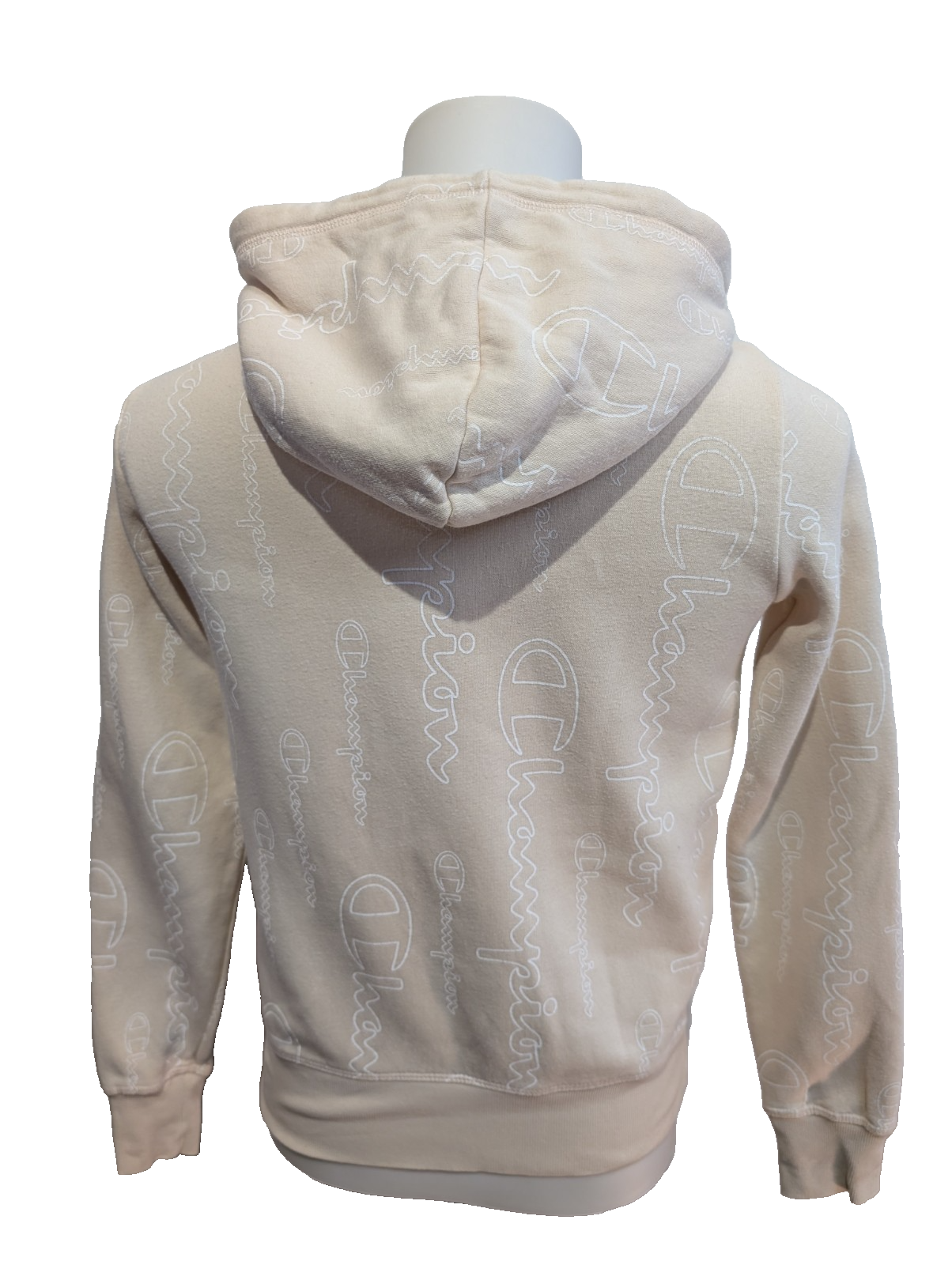 Sweat à Capuche Champion Multi-logo Noir - Coton Épais - Taille S