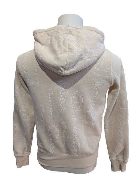 Sweat à Capuche Champion Multi-logo Noir - Coton Épais - Taille S