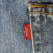 Jean Levi's 505 Regular Fit Vintage Homme W38 L30 Bleu Denim Classic Straight