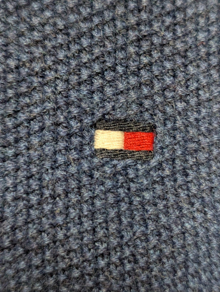Gilet Tommy Hilfiger Bleu Marine Boutonné 2 Poches - Taille 3XL