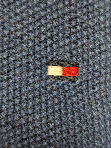 Gilet Tommy Hilfiger Bleu Marine Boutonné 2 Poches - Taille 3XL