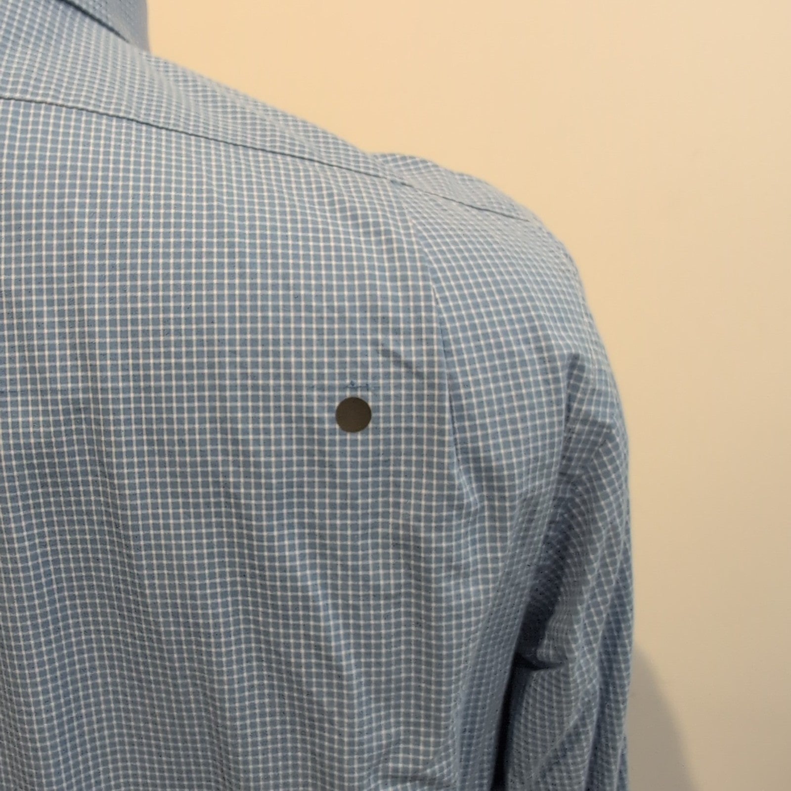 Chemise  Polo Ralph Lauren Regent M Bleu  Carreaux Custom Fit Col Classique