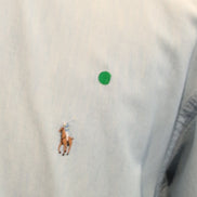 Chemise Polo Ralph Lauren M Vintage Jean Bleu Logo Marron Manches Courtes