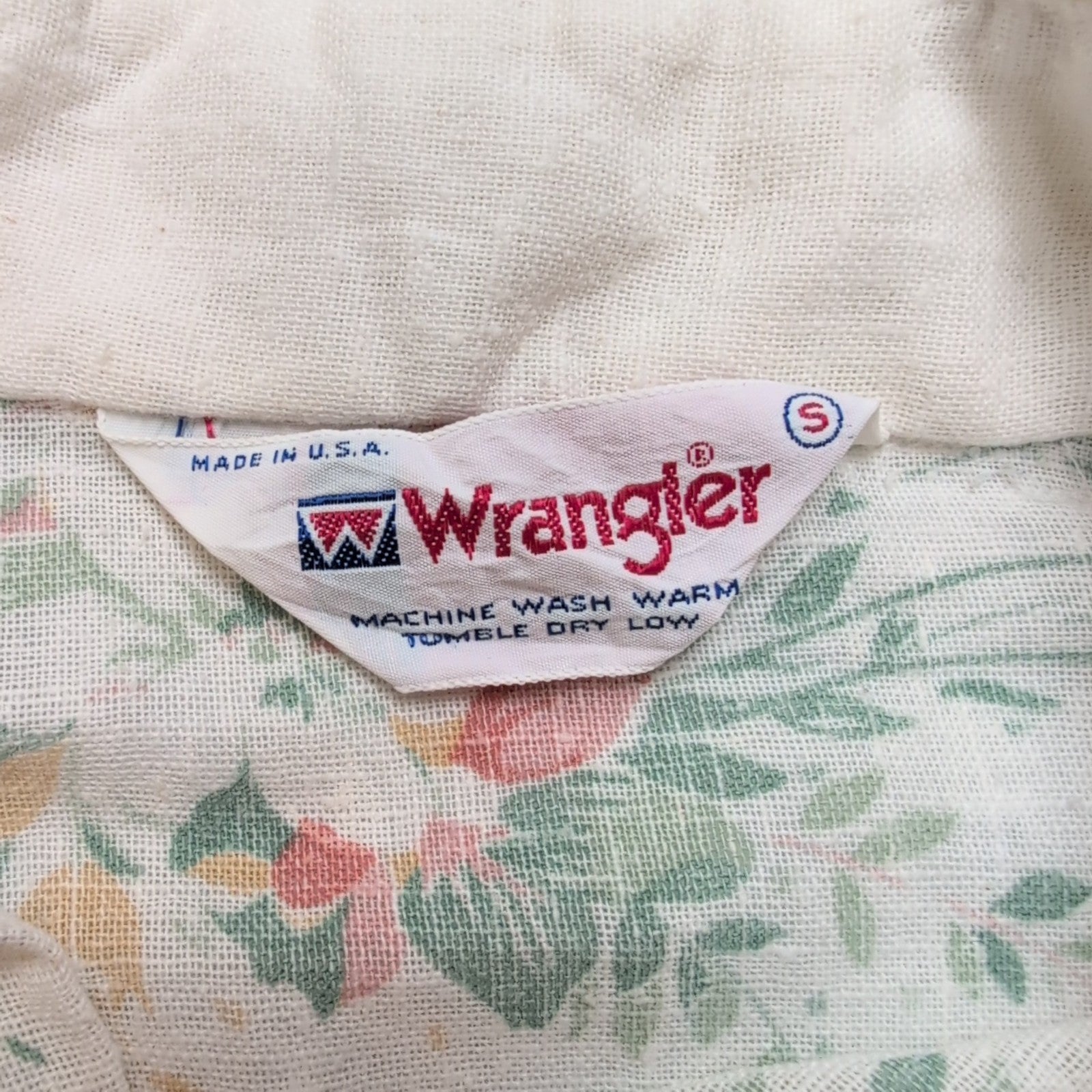 Chemise Wrangler Western Collector Made in USA - Taille S