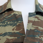 Veste militaire Vert Kaki Armée Grecque Camouflage Tiger Stripe Taille M
