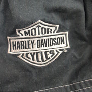 Chemise Harley Davidson L Flammes Tête de Mort 2 Poches Zippées Manches courtes