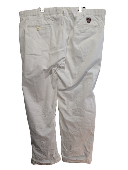 Pantalon chino Polo Golf Ralph Lauren W40 L32 blanc écusson brodé
