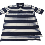 Polo manches courtes Polo Ralph Lauren L bleu marine blanc rayures coton