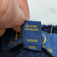 Pantalon Velours Côtelé Polo Ralph Lauren W28 L27 Bleu Marine Neuf ss Étiquette