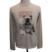 T-shirt Manches Longues Paper Moon 16 Ans Chiné Bouledogue Neuf Étiquette