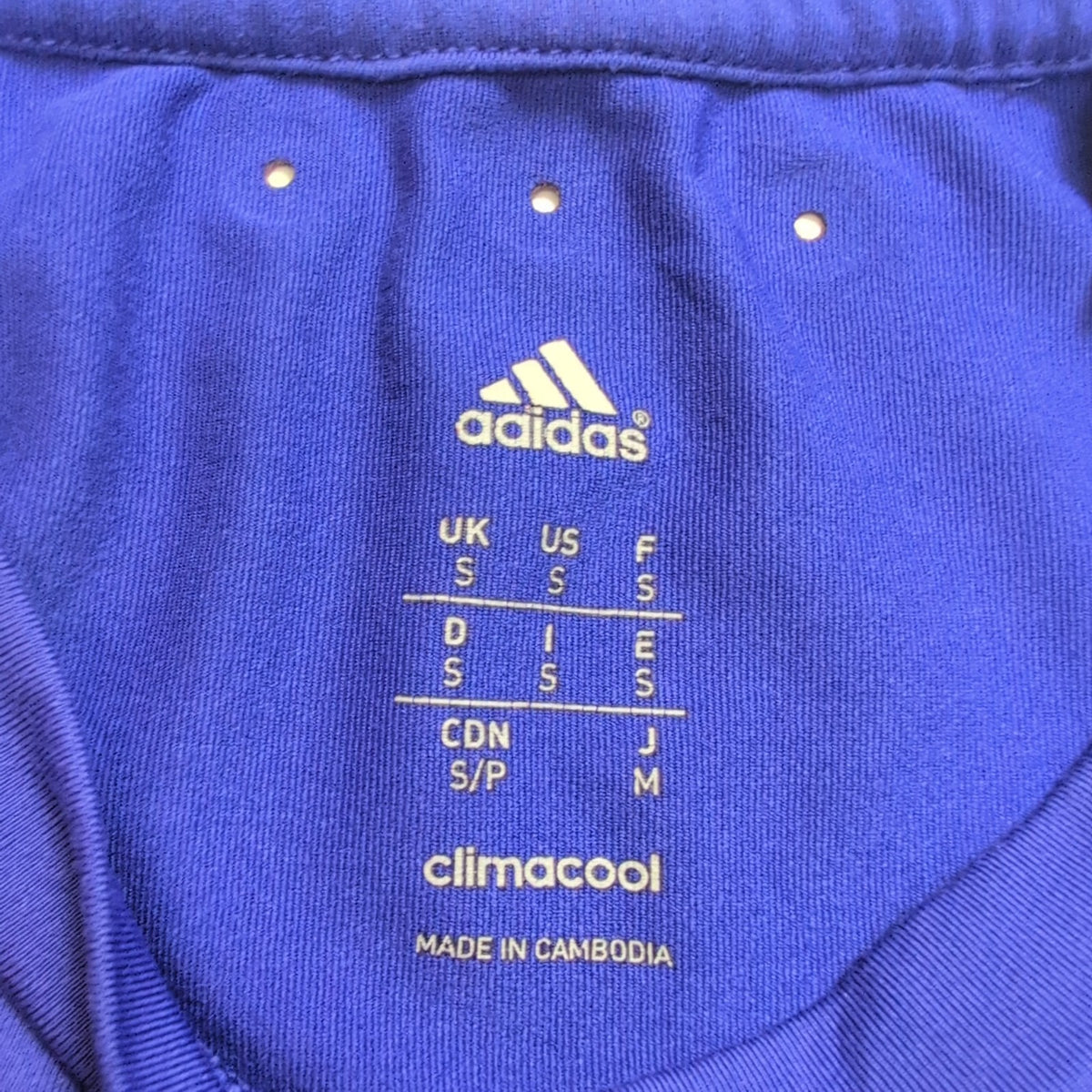 T-shirt Adidas ClimaCool S Violet Sport 92% Polyester 8% Élasthanne