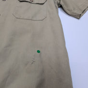 Chemise Dickies M Beige Workwear Manches Courtes Poches Boutonnées