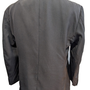 Veste Blazer homme noir mélange laine taille L épaulettes