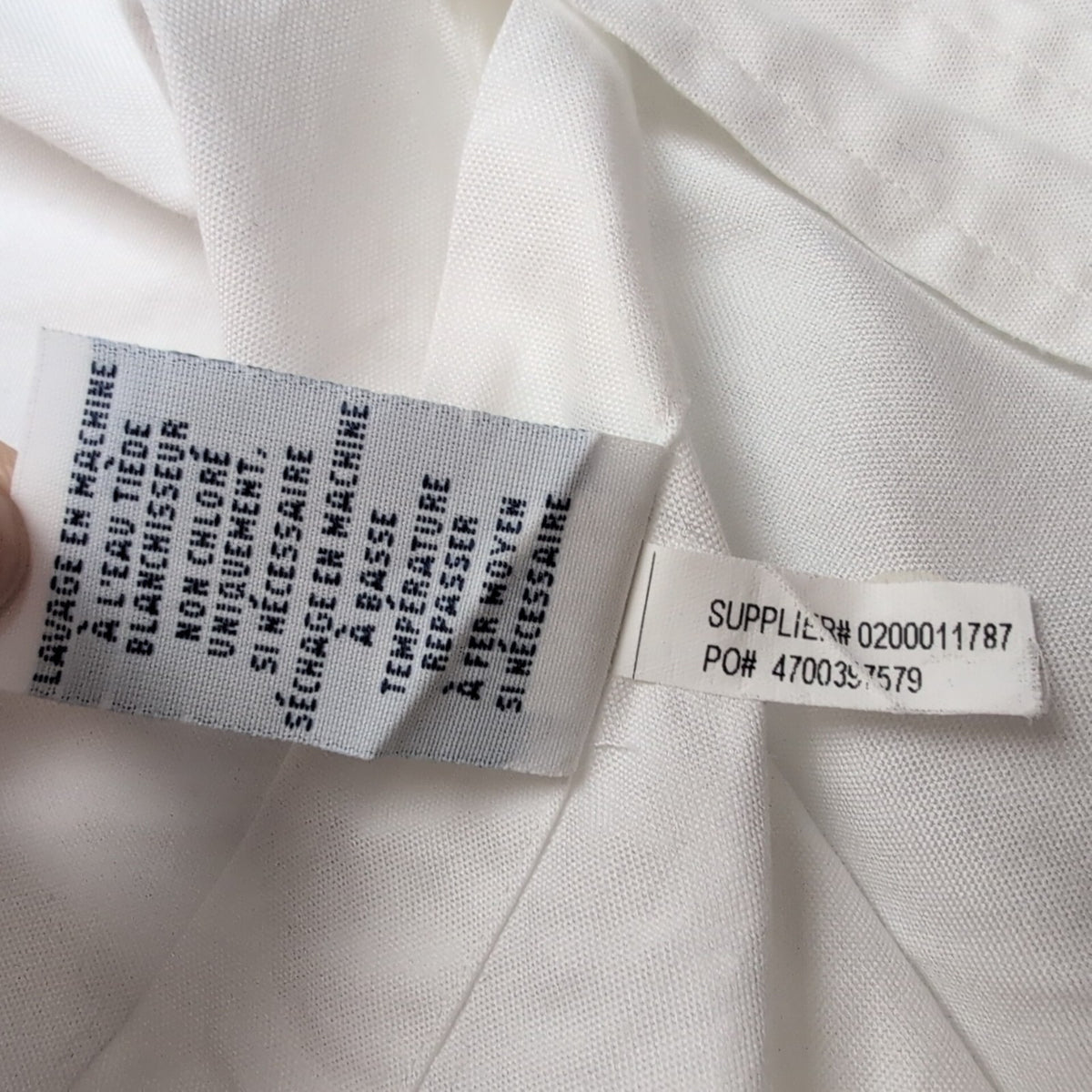 Chemise Ralph Lauren L Blanche Coton Logo Bleu Marine Button Down Shirt