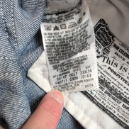 Levi’s 501 Jean Homme W33 L36 Bleu Foncé Vintage 1947 Pantalon Bouton