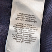 Pull Polo Ralph Lauren 100% Laine Mérinos Bleu Marine Col V - Taille 3XL